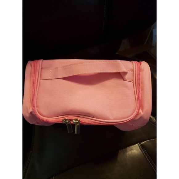 Sanrio Hello Kitty Pink Travel Cosmetic Bag Compartments Hanging Hook - Picture 4 of 10